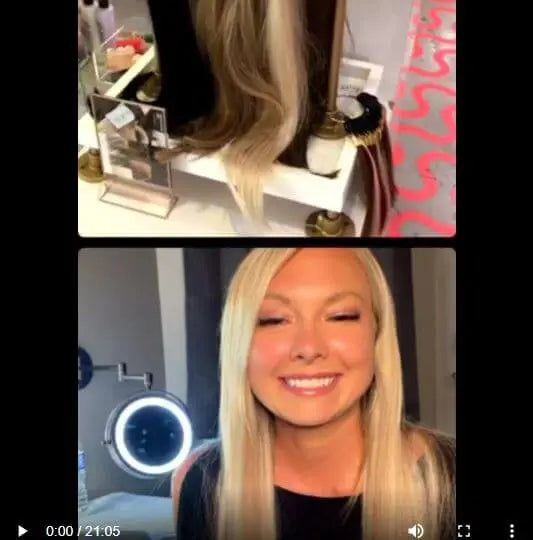 How to Install Clip in Hair Extensions - with Flying Solo NYC KmXtend Hair Extensions