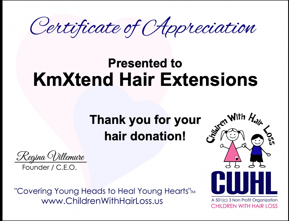 Donations to Children With Hair Loss