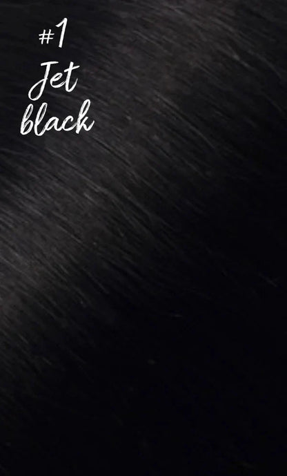 Jet Black #1 Genius Weft KmXPRESS Fast Shipping KmXtend Hair Extensions