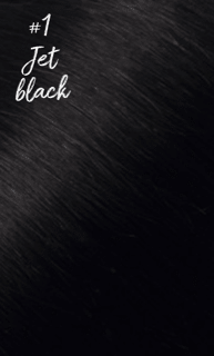 Jet Black K Tip Keratin Fusion Hair Extensions | Pro