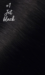 Luxury Machine Weft Hair Extensions #1Jet Black