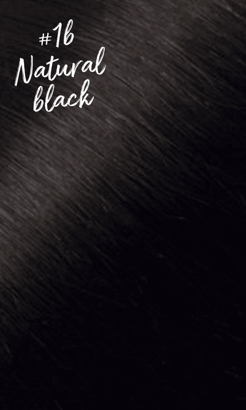 Wide Tape Weft Hair Extensions - KmX Wefts 1B Natural Black
