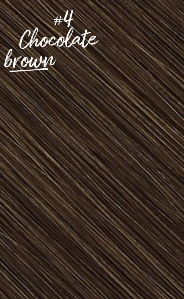 Chocolate Brown #4 Genius Weft KmXPRESS Fast Shipping KmXtend Hair Extensions