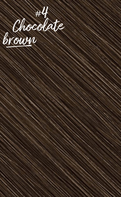 Professional Hand Tied Weft Hair Extensions #4 Chocolate Brown