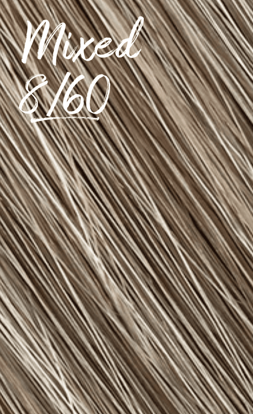 Professional Hand Tied Weft Hair Extensions Mixed 8/60