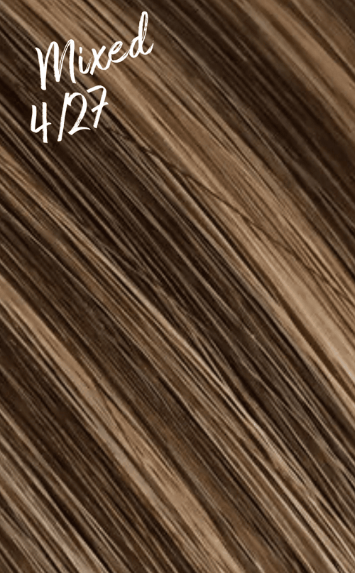 Professional Hand Tied Weft Hair Extensions Mixed 4/27