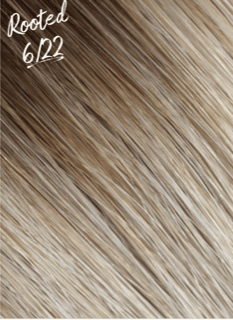 Rooted 6/22 K Tips Keratin Fusion Hair Extensions