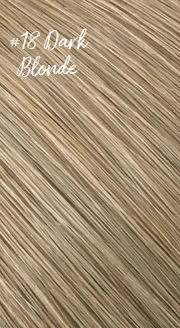 Butterfly Wefts #18 Dark Blonde Hair Extensions KmXtend Hair Extensions