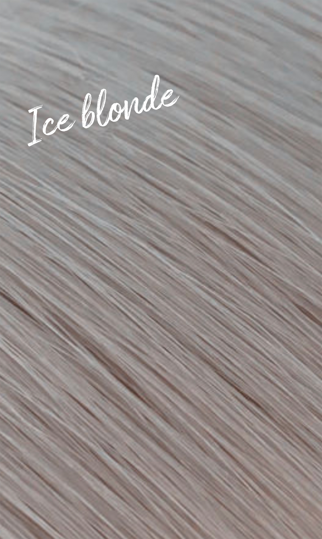 Ice Blonde Hand Tied Weft Hair Extensions