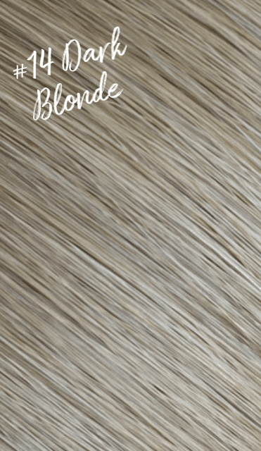 Luxurious Invisible Tape Hair Extensions 14 Dark Blonde