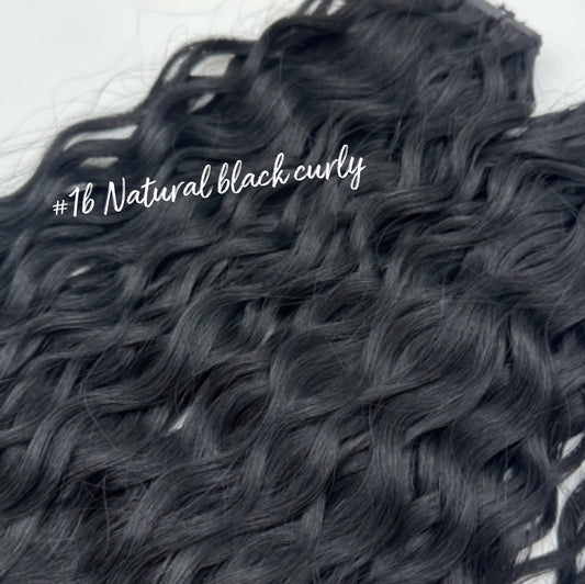 #1B Genius Weft Curly 20"