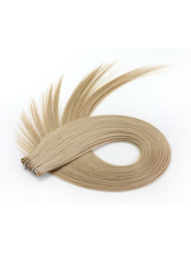Dark Blonde #18 Genius Weft KmXPRESS Fast Shipping KmXtend Hair Extensions