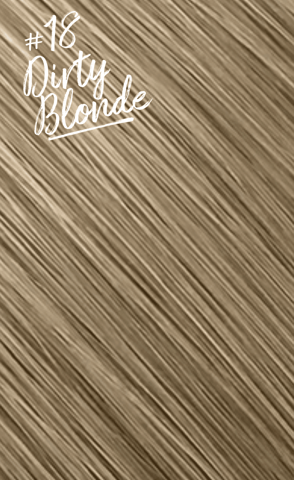 Dark Blonde #18 Genius Weft KmXPRESS Fast Shipping KmXtend Hair Extensions