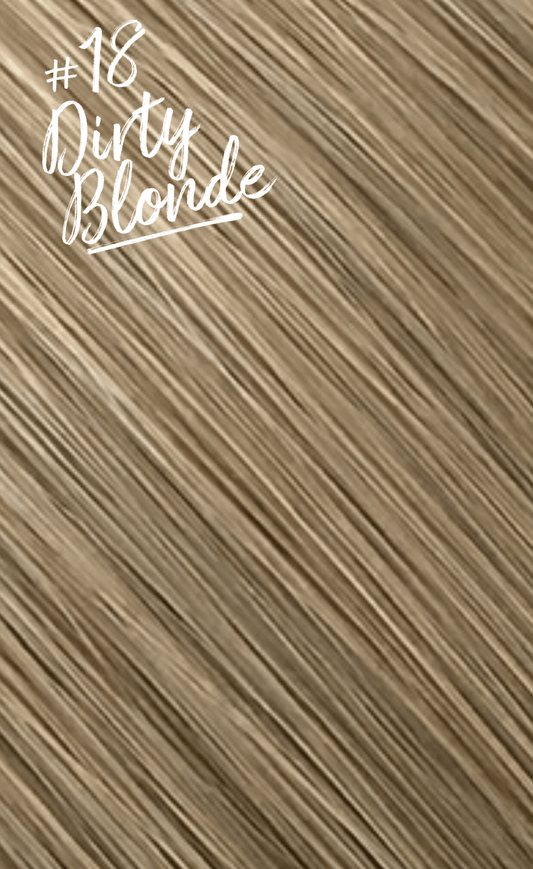 Luxury Machine Weft Hair Extensions #18 Dirty Blonde