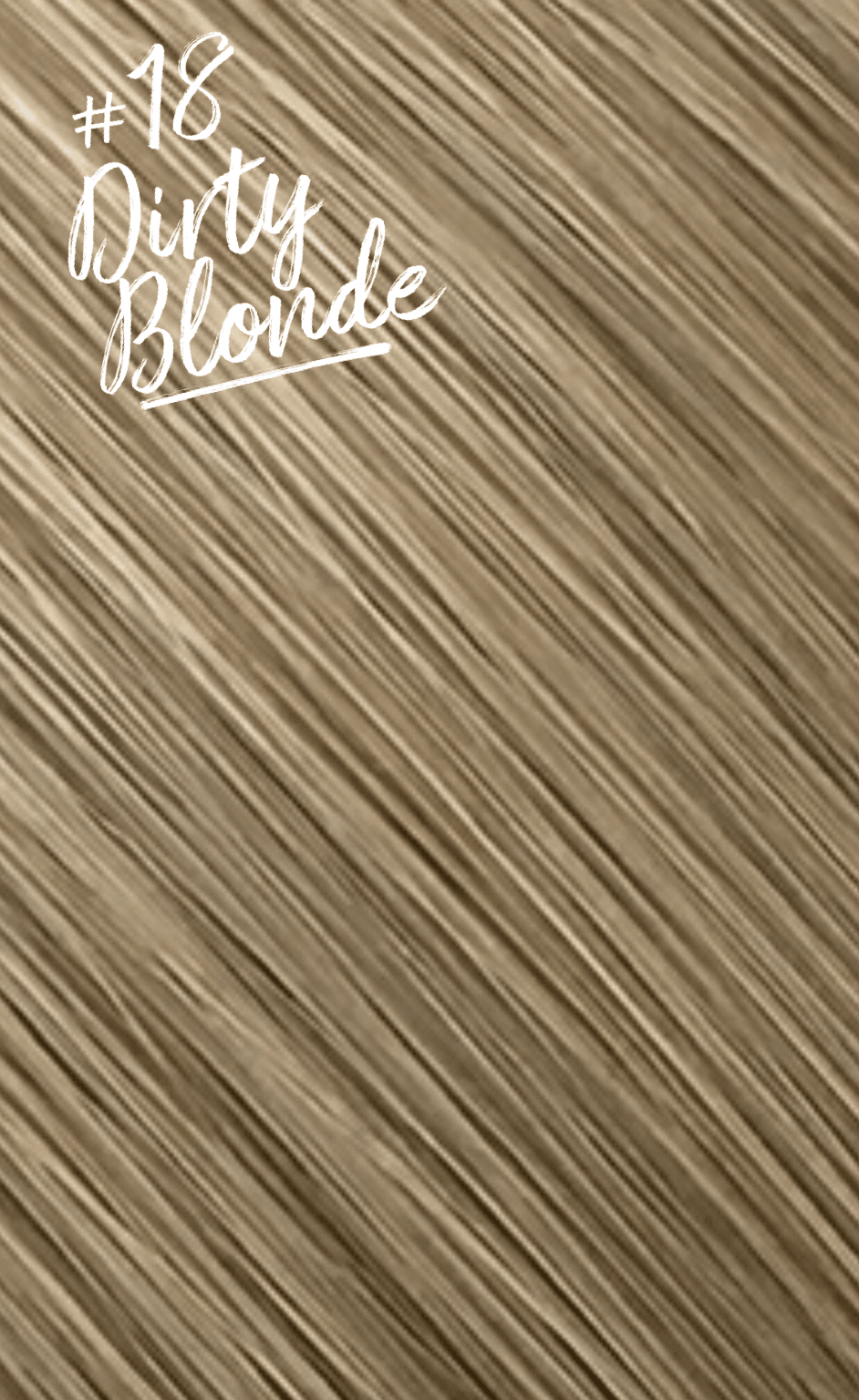 Premium K Tips Keratin Fusion Extensions #18 Blonde