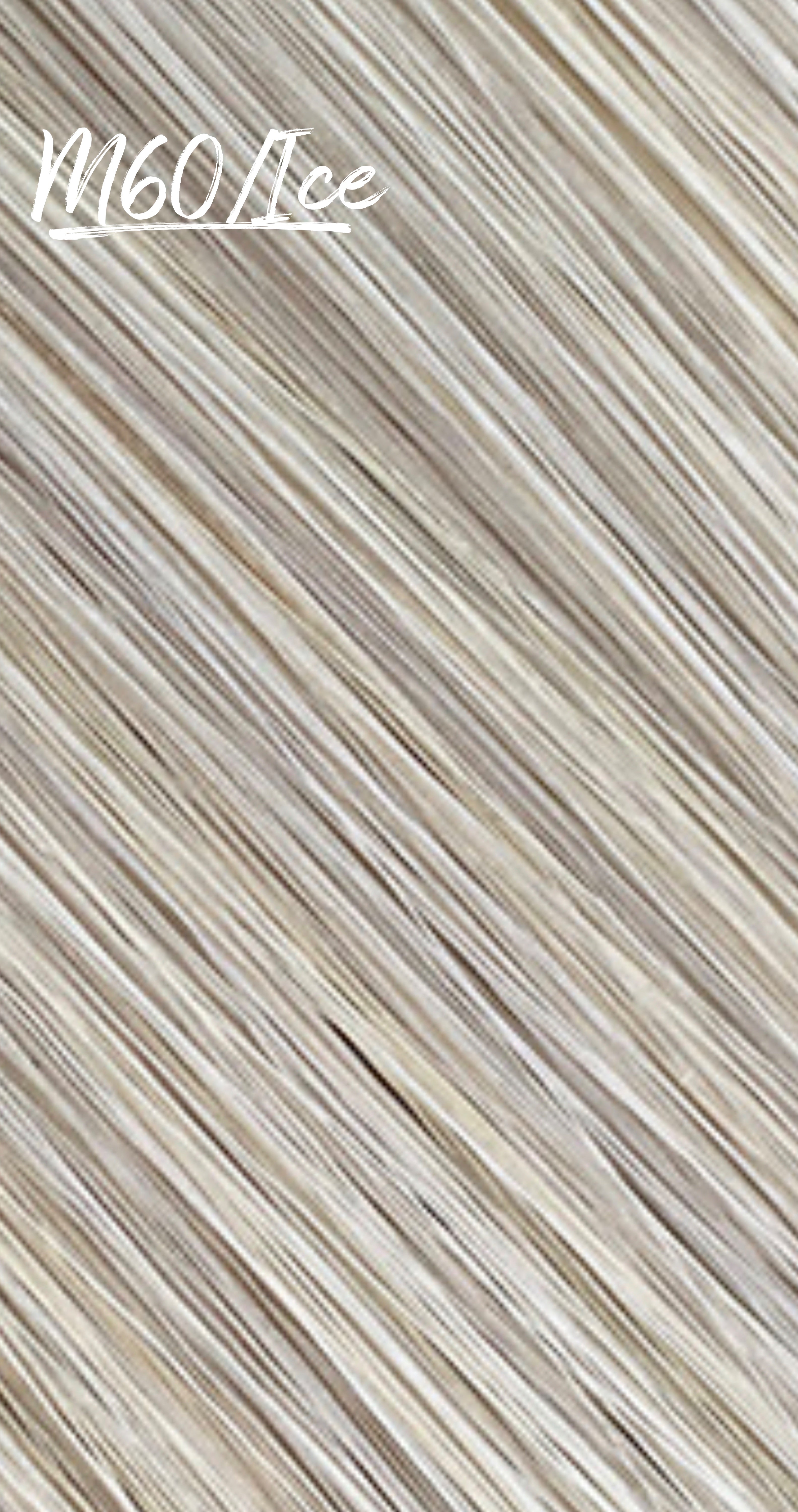 Genius Weft Hair Extensions in Color M60/Ice Look – KmXtend Hair Extensions