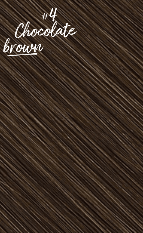 Wide Tape Wefts Hair Extensions  #4 Chocolate Brown