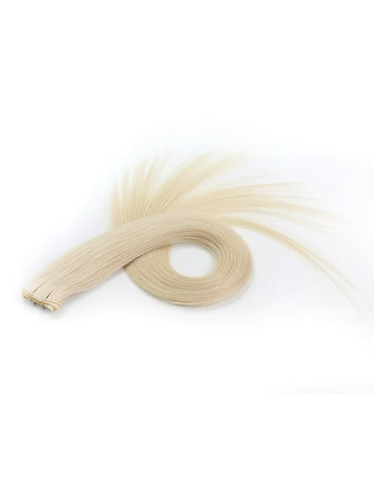 Platinum Blonde #60 Genius Weft KmXPRESS Fast Shipping KmXtend Hair Extensions