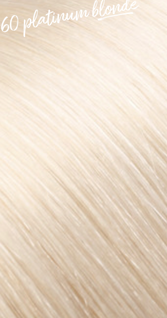 Genius Weft Hair Extensions - KmX Wefts 60 Platinum Blonde
