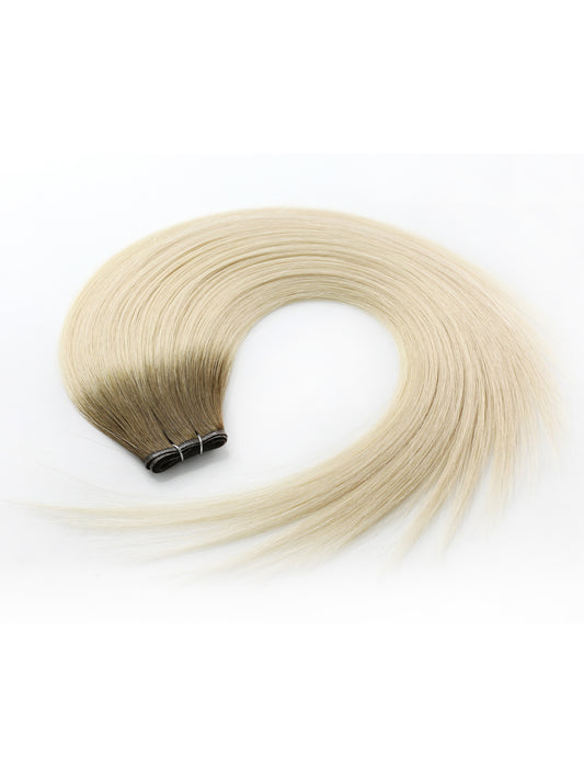 Rooted Platinum Blonde T8/60 Genius Weft KmXPRESS Fast Shipping