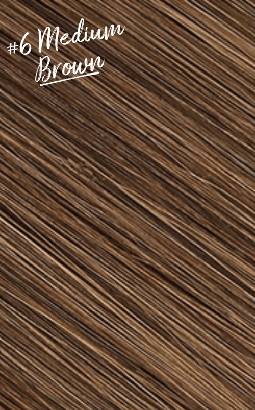 Medium Brown #6 K Tips Keratin Fusion Extensions