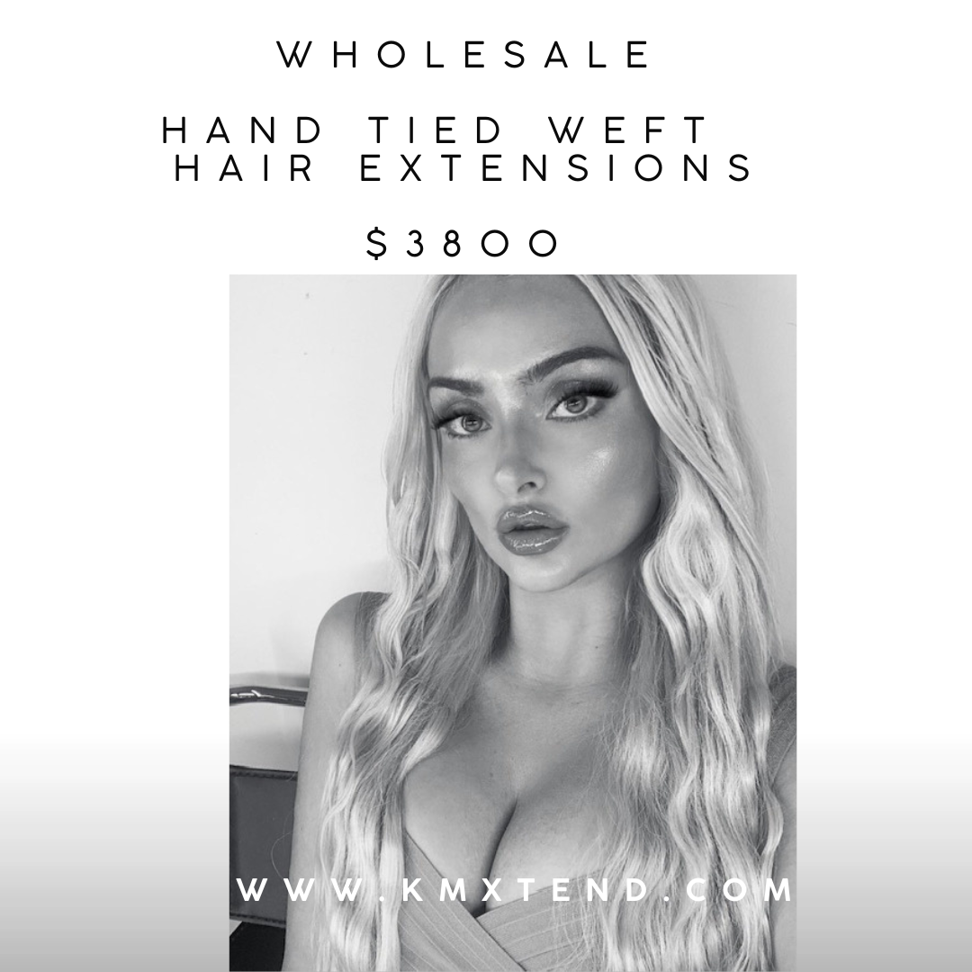 Wholesale Hand Tied Weft Hair Extensions Package