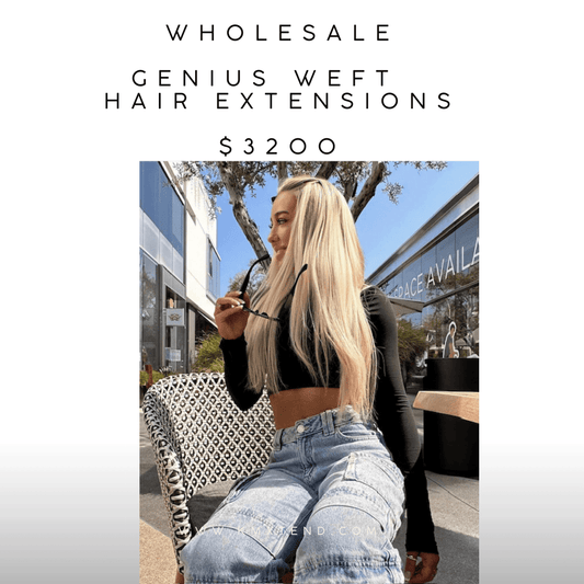 Wholesale Genius Weft Hair Extensions Starter Package KmXtend Hair Extensions