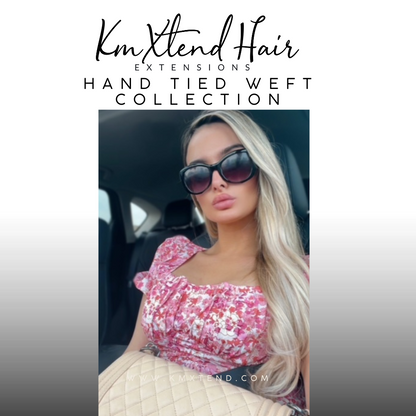 Professional Hand Tied Weft Hair Extensions Mixed 4/27