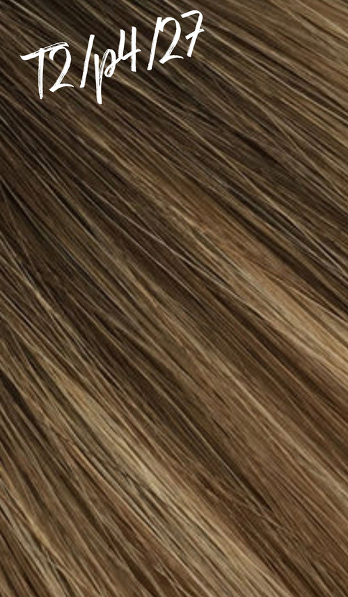 Wide Weft Tape Wefts Hair Extensions T2/P4/27