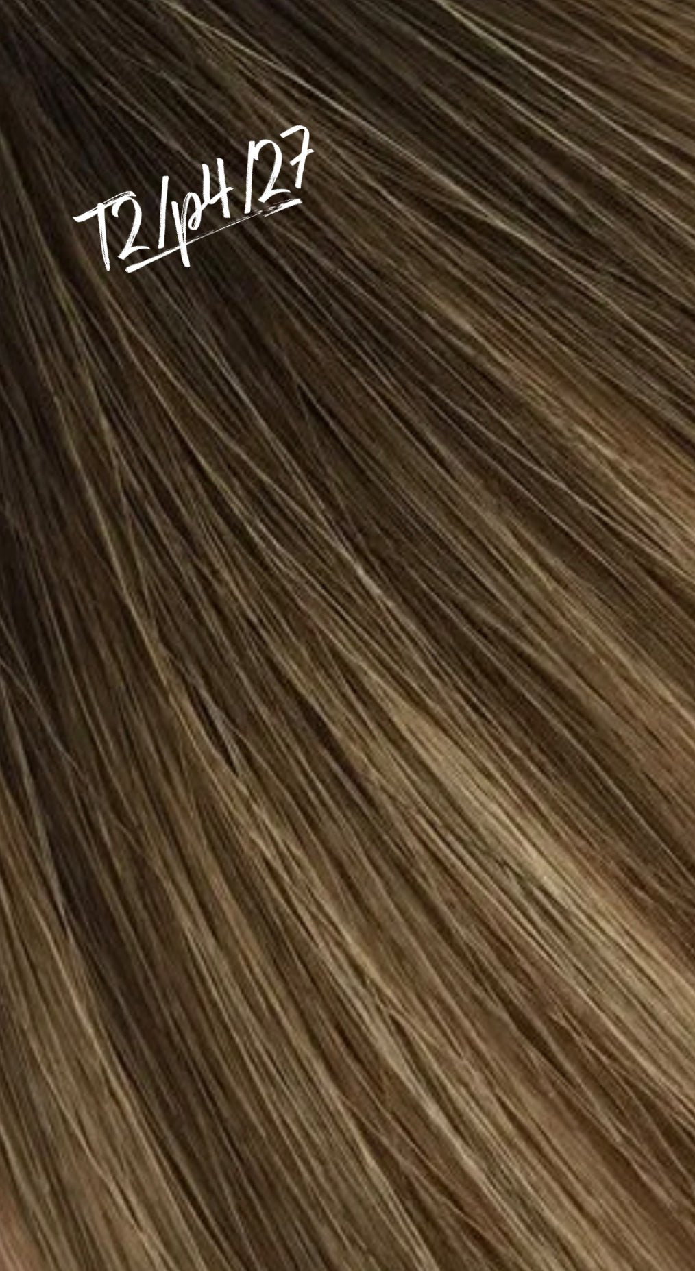 Genius Weft Hair Extensions - KmX Wefts Rooted Balayage T2/4/27 KmXtend Hair Extensions