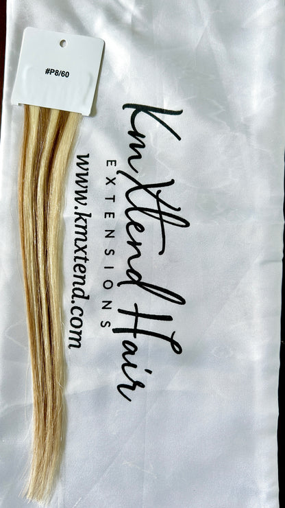 Professional Hand Tied Weft Hair Extensions Mixed 8/60