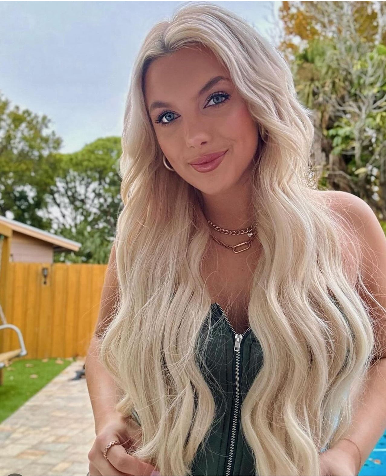 Real Human Hair Blonde Extensions Ash Blonde Halo Braid Extension