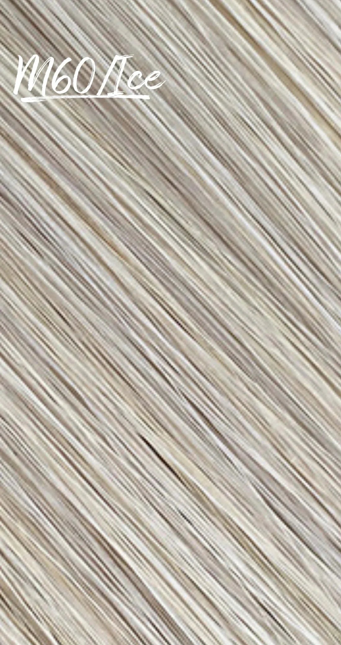 Butterfly Wefts M60/Ice– Premium Hair Extensions KmXtend Hair Extensions