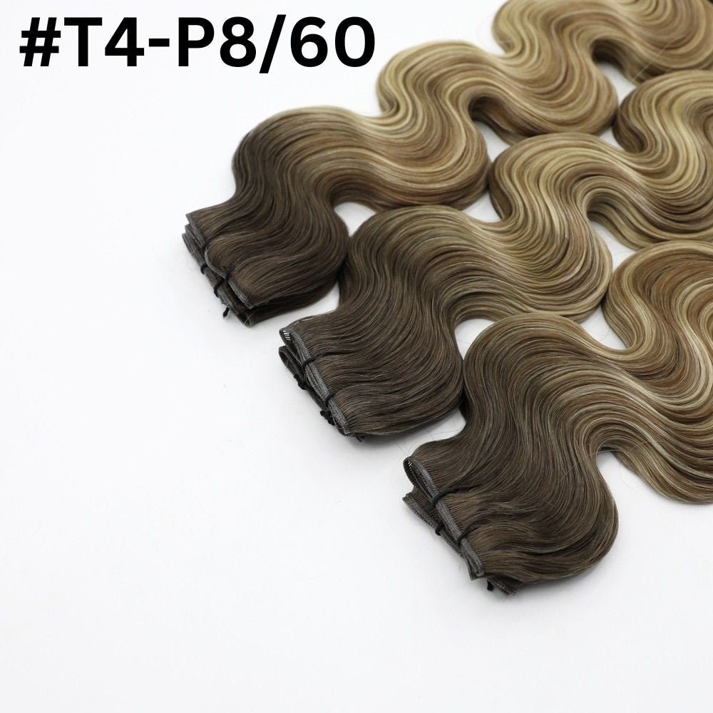 Genius Weft Hair Extensions - KmX Wefts T4/P8/60 one product