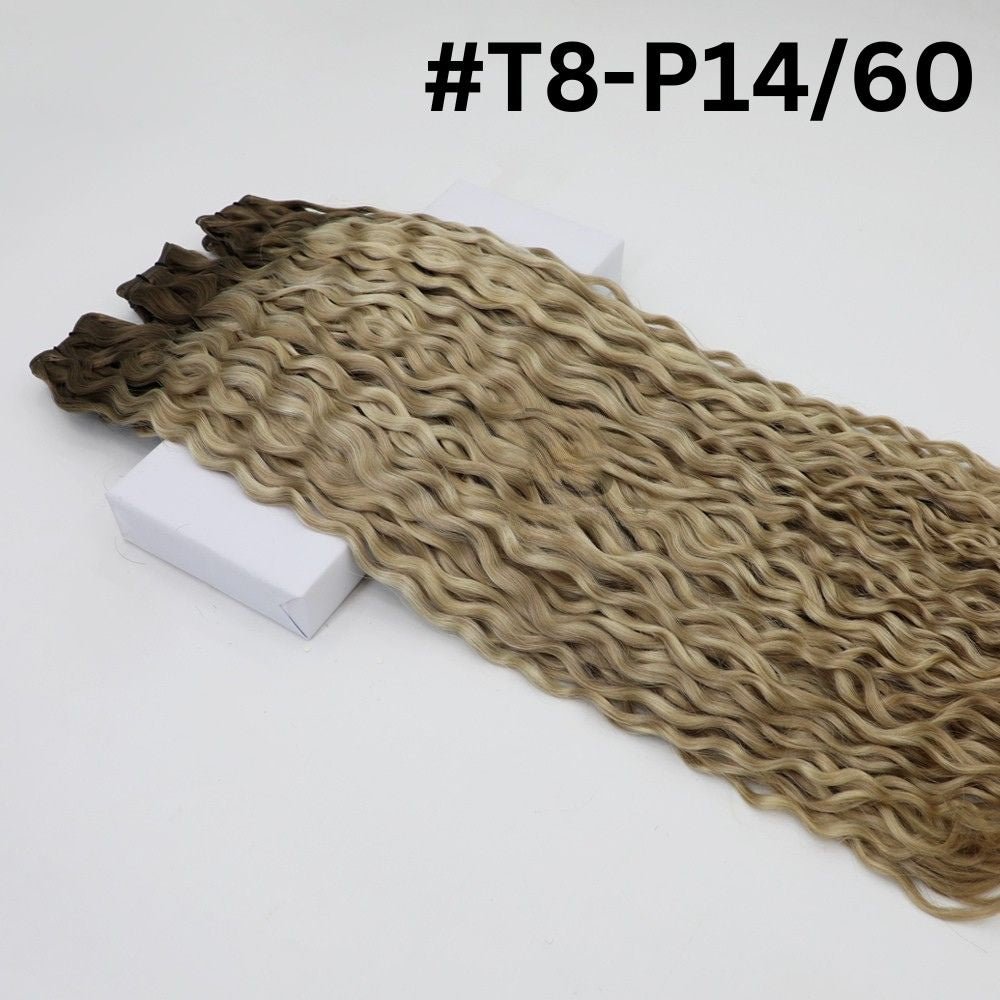Genius Weft Hair Extensions - KmX Wefts Rooted Balayage T8/14/60 one product