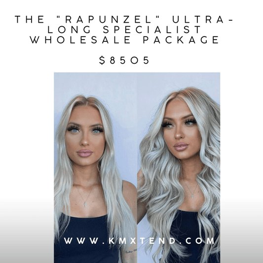 The "Rapunzel" Ultra-Long Specialist Wholesale Package KmXtend Hair Extensions