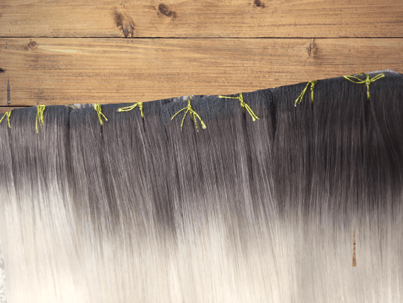 invisible tape in hair extensions