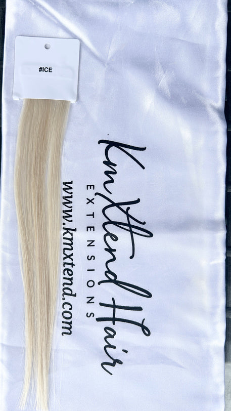 ICE Blonde Genius Weft KmXPRESS Fast Shipping KmXtend Hair Extensions