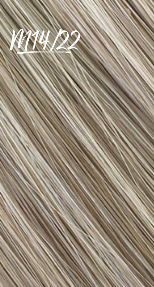 Professional Hand Tied Weft Hair Extensions M14/22