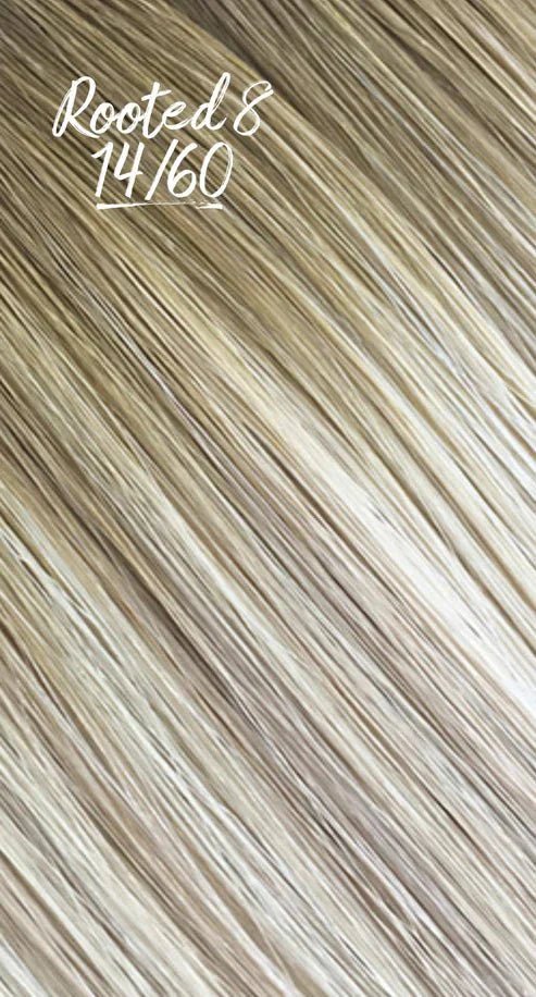 Tape Hair Extensions t8-14-60 Premium Remy Blonde