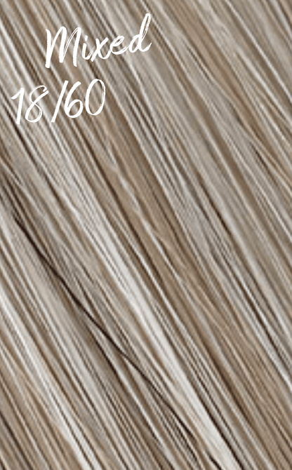 Professional K Tips Flat Tip Keratin Bond Fusion Hair Extensions  Mixed 18/60