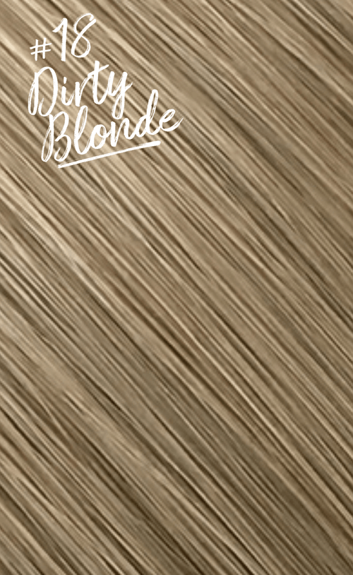 Professional K Tips Flat Tip Keratin Bond Fusion Hair Extensions  #18 Dirty Blonde