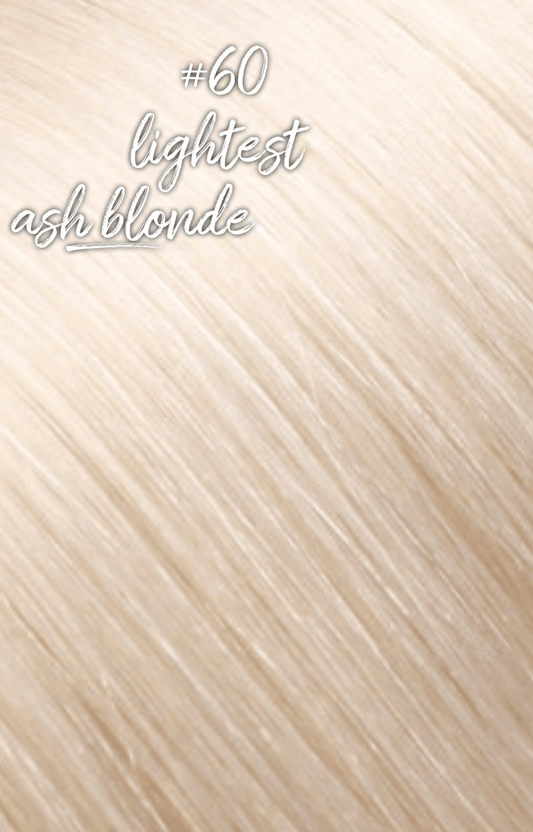 Luxury I Tip Keratin Hair Extensions #60 Lightest Platinum Blonde