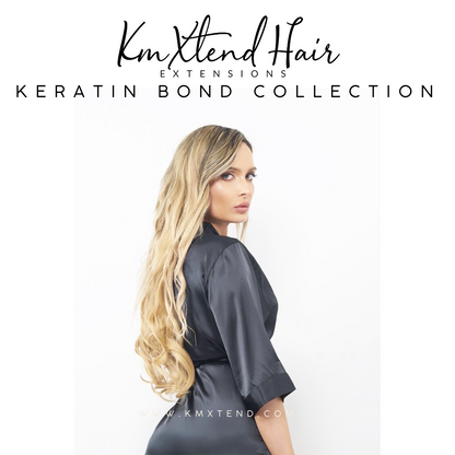 Professional K Tips Flat Tip Keratin Bond Fusion Hair Extensions  #18 Dirty Blonde